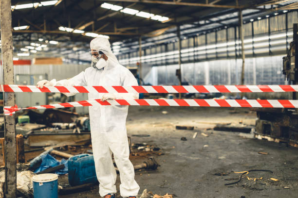 Professional Crime Scene Cleanup technician working in Barnstead, NH